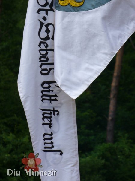 St. Sebald bitt fr uns: Motto auf der Fahne der Reichsstadt Nrnberg
